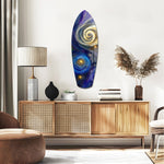 Kinetic Cosmos Glass Wall Art.