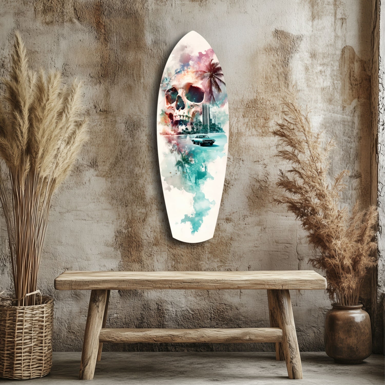 Miami Heat Glass Wall Art.