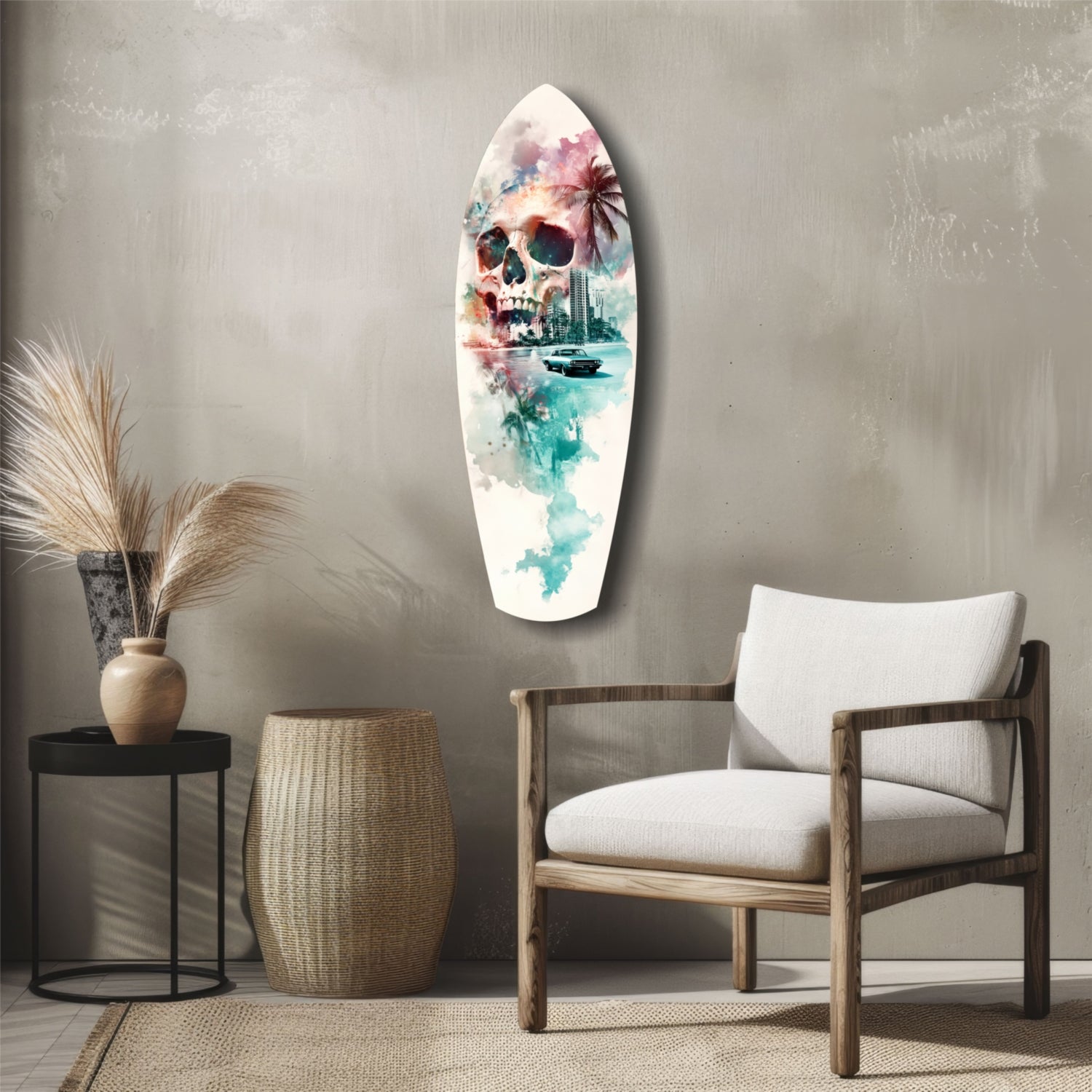 Miami Heat Glass Wall Art.