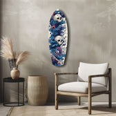 Midnight Skull Nocturnal Shadows Glass Wall Art.