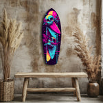Addicted to Surfing Glass Wall Art.