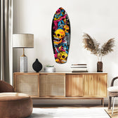 Street Soul Graffiti Skulls Glass Wall Art.