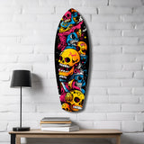 Street Soul Graffiti Skulls Glass Wall Art