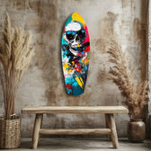 Street Soul Graffiti Skulls Glass Wall Art.