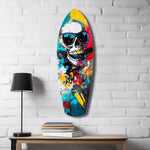 Street Soul Graffiti Skulls Glass Wall Art.