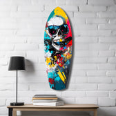 Street Soul Graffiti Skulls Glass Wall Art.