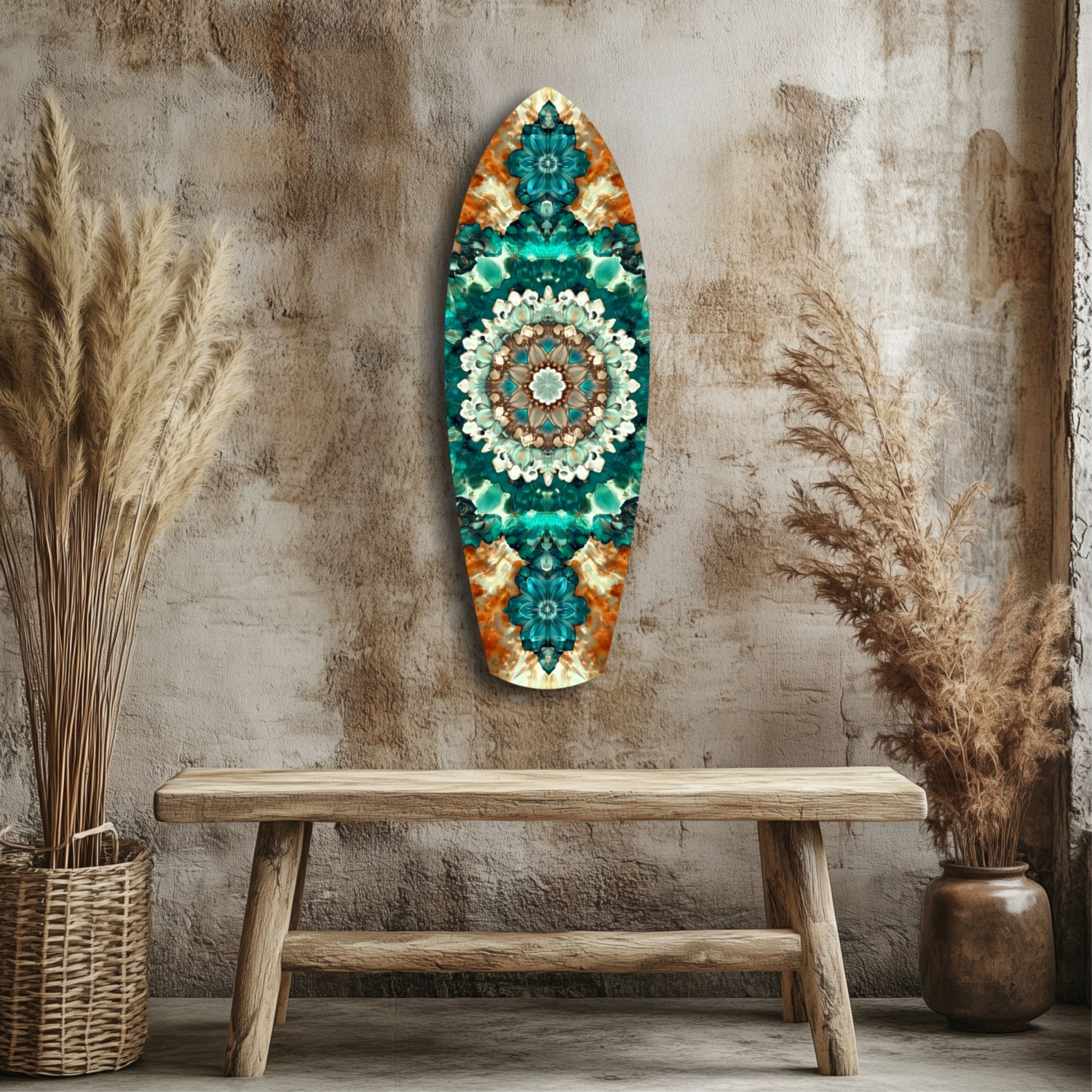 Emerald Dreams Glass Wall Art.