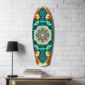 Emerald Dreams Glass Wall Art.