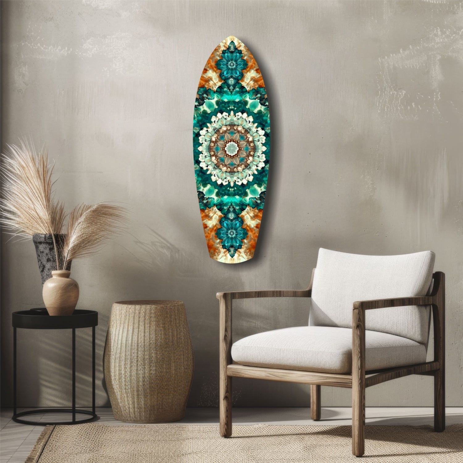 Emerald Dreams Glass Wall Art.