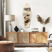 Drift of Solitude Glass Wall Art.