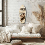 Drift of Solitude Glass Wall Art.