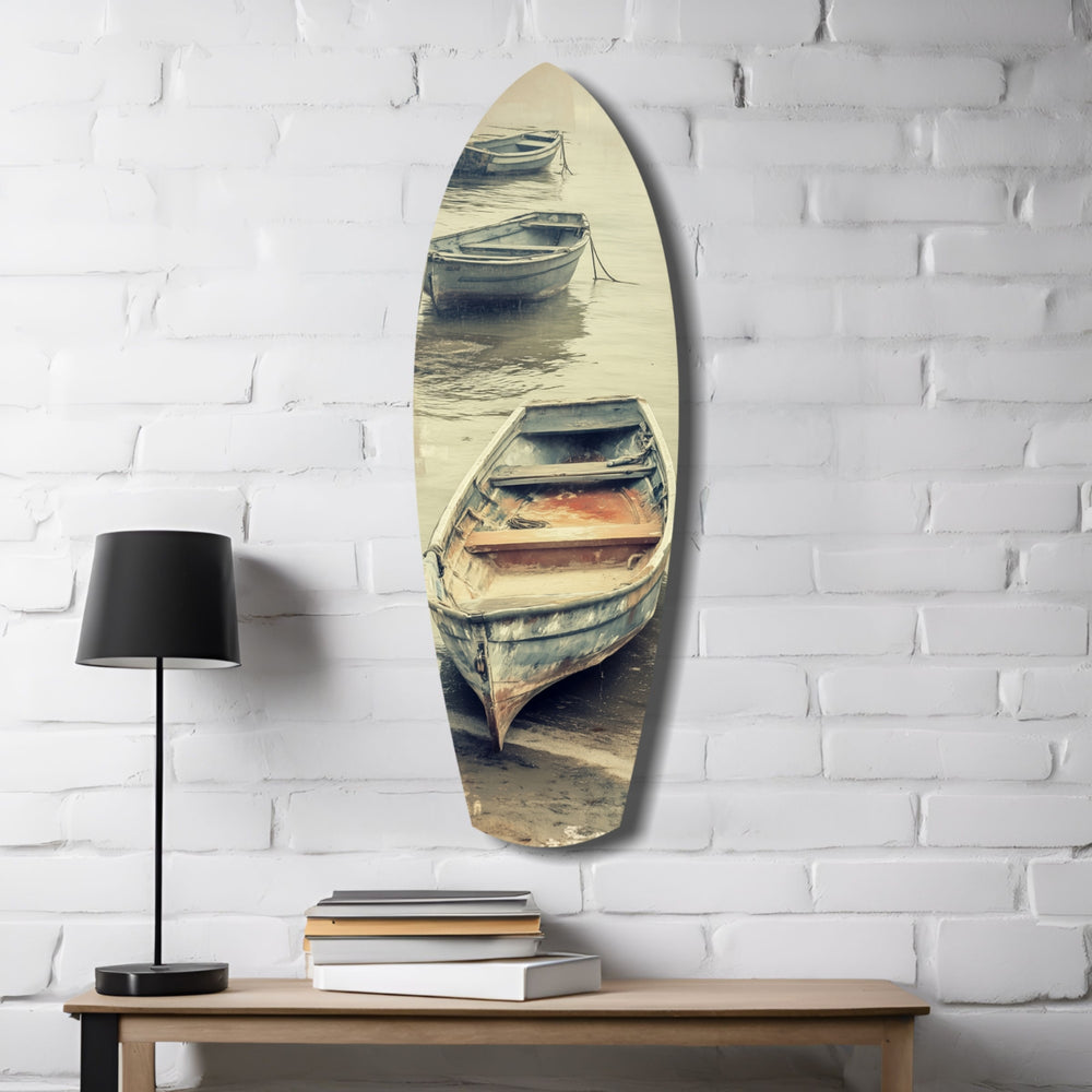 Drift of Solitude Glass Wall Art.