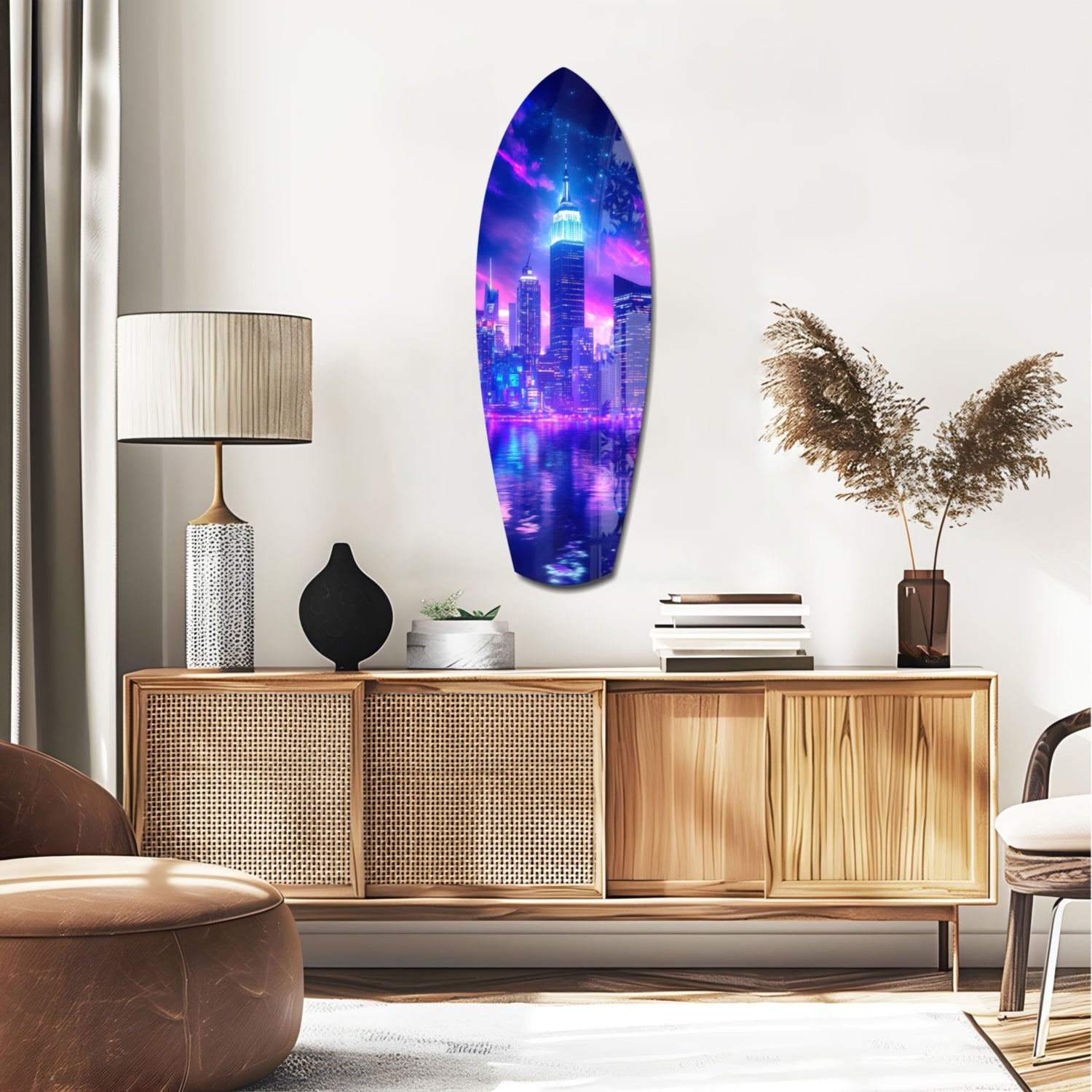 Empire City Glass Wall Art.