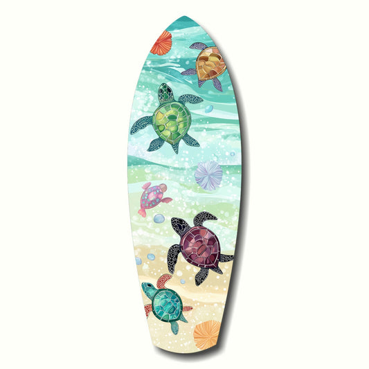 Caretta Caretta Glass Wall Art.