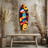 Summer Vibe Glass Wall Art.