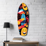 Summer Vibe Glass Wall Art.