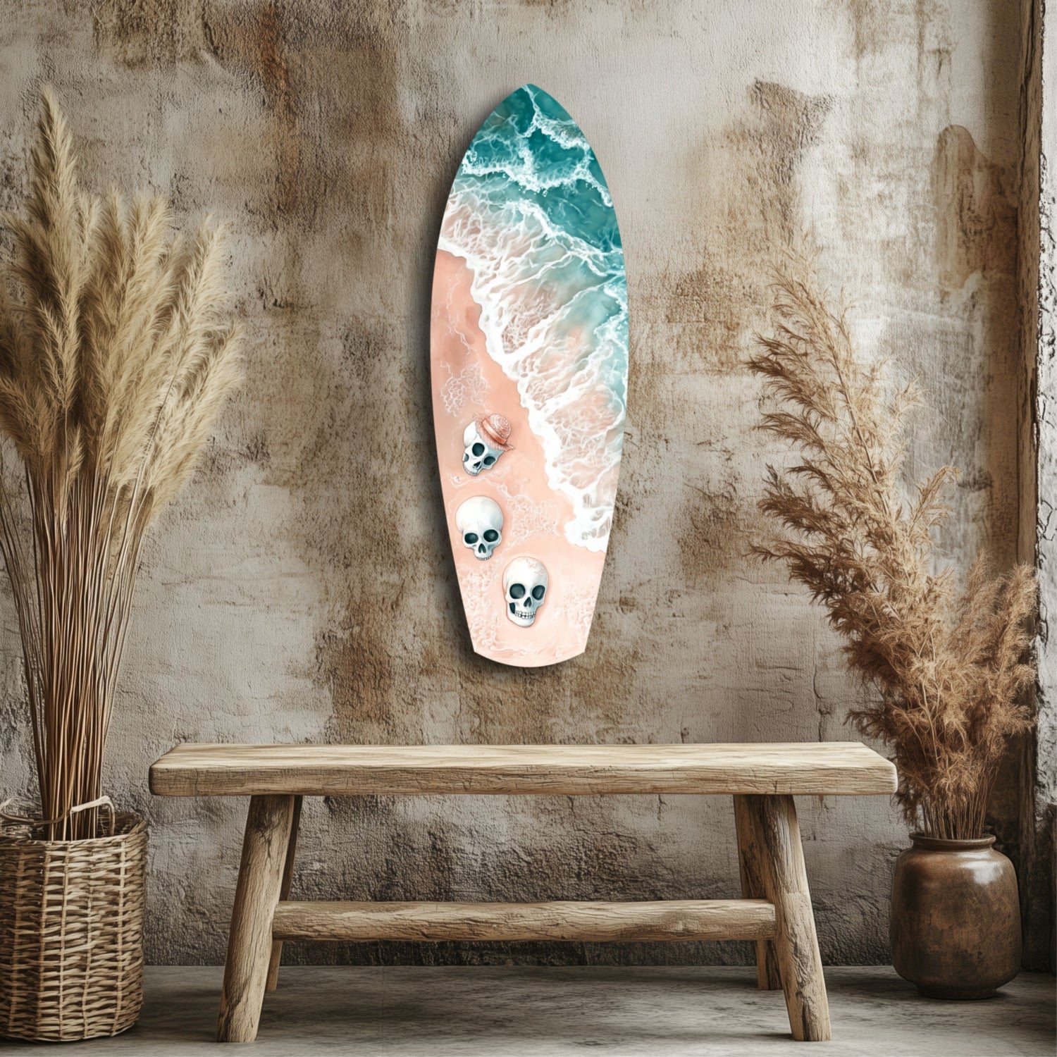 Seashore Glass Wall Art.