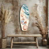 Shoreline Treasures  Glass Wall Art.