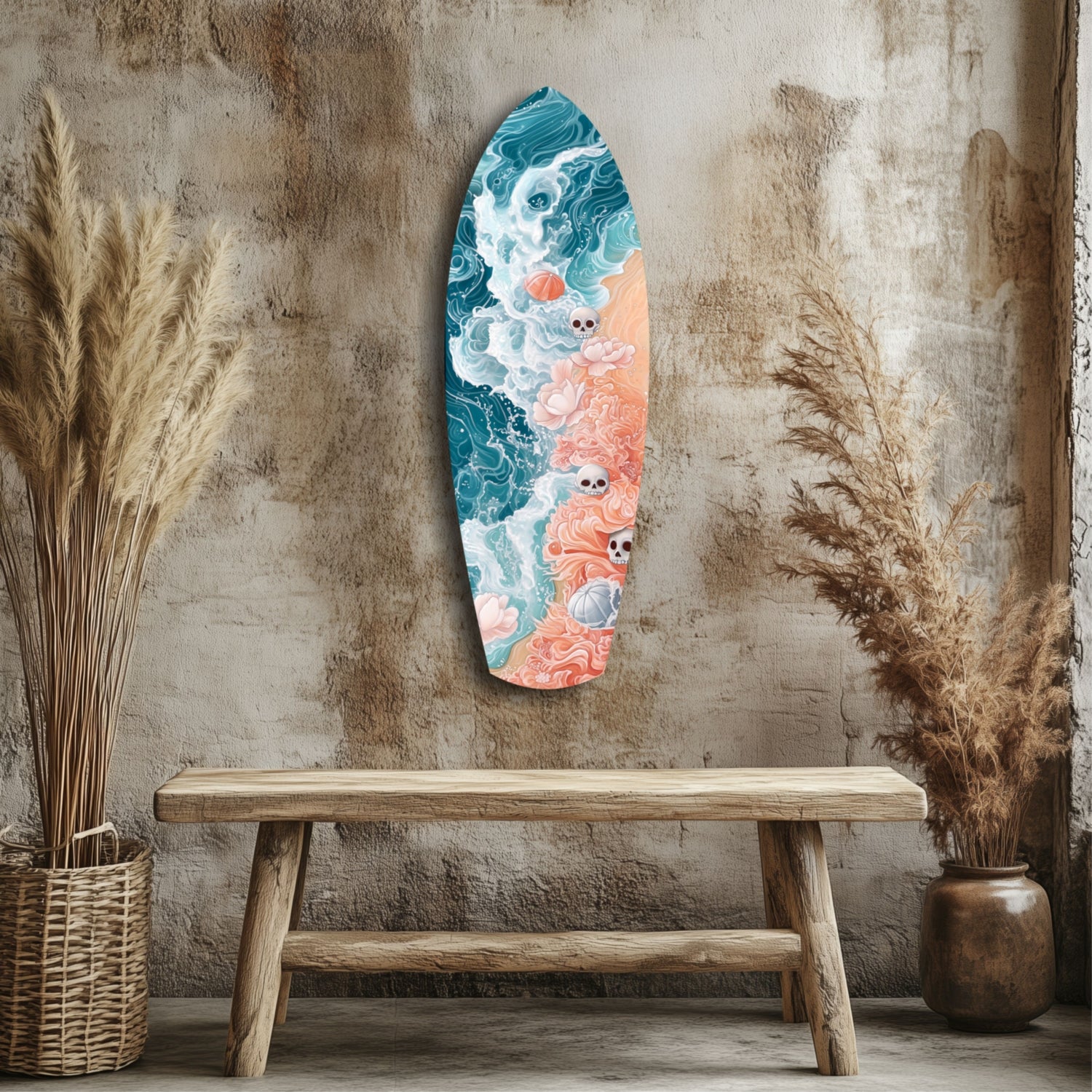 Eternal Tides  Glass Wall Art.