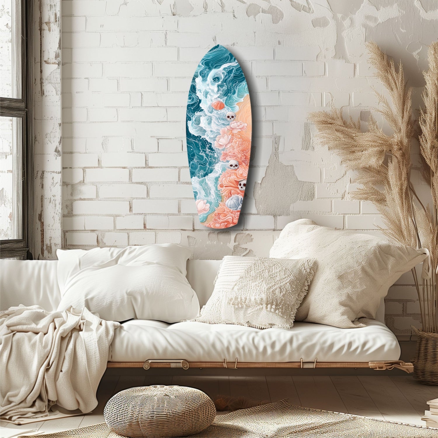Eternal Tides  Glass Wall Art.