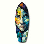 Fragmented Beauty Glass Wall Art.