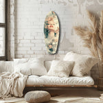 Floral Madonna Glass Wall Art.