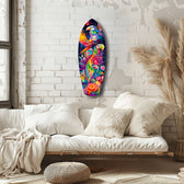 Tropical Symphony Glass Wall Art.