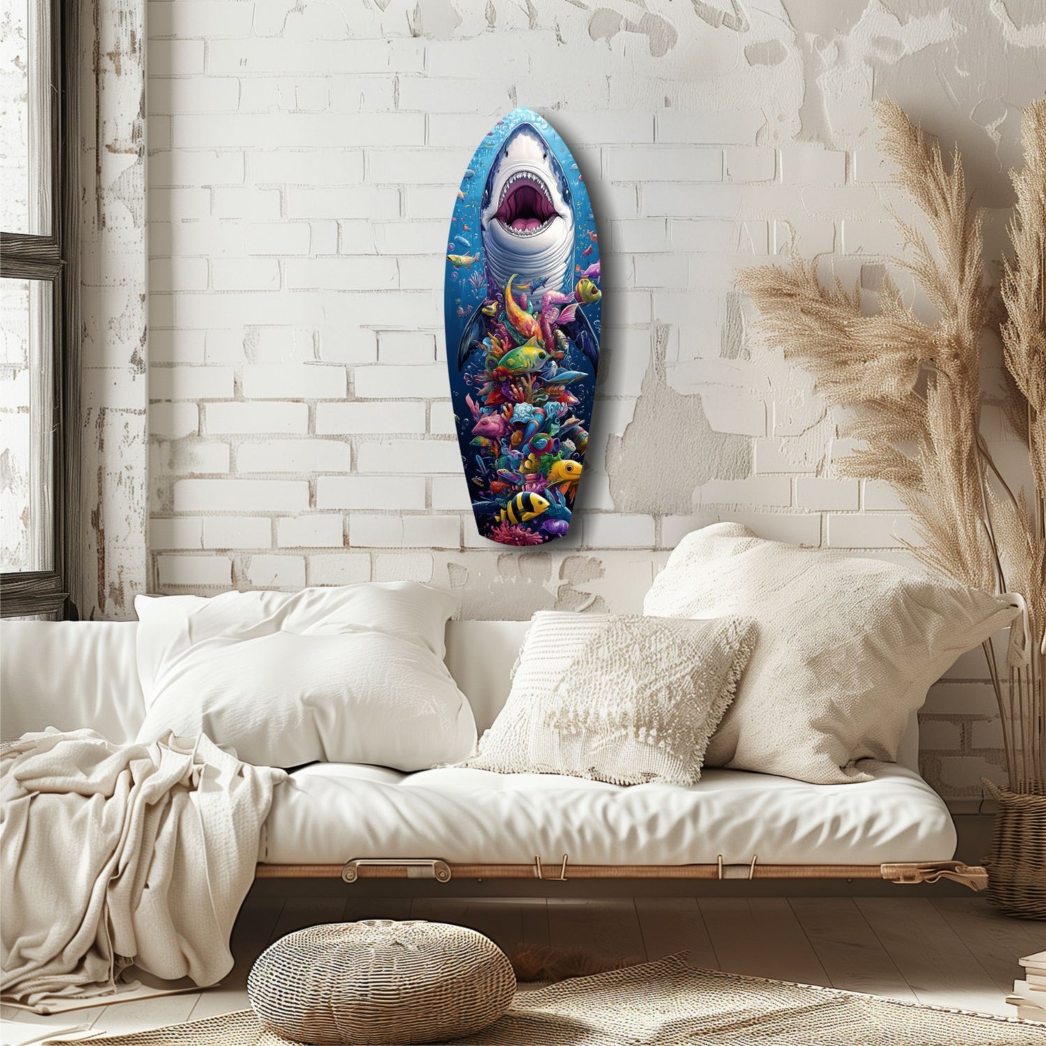 Beneath the Predator Glass Wall Art.