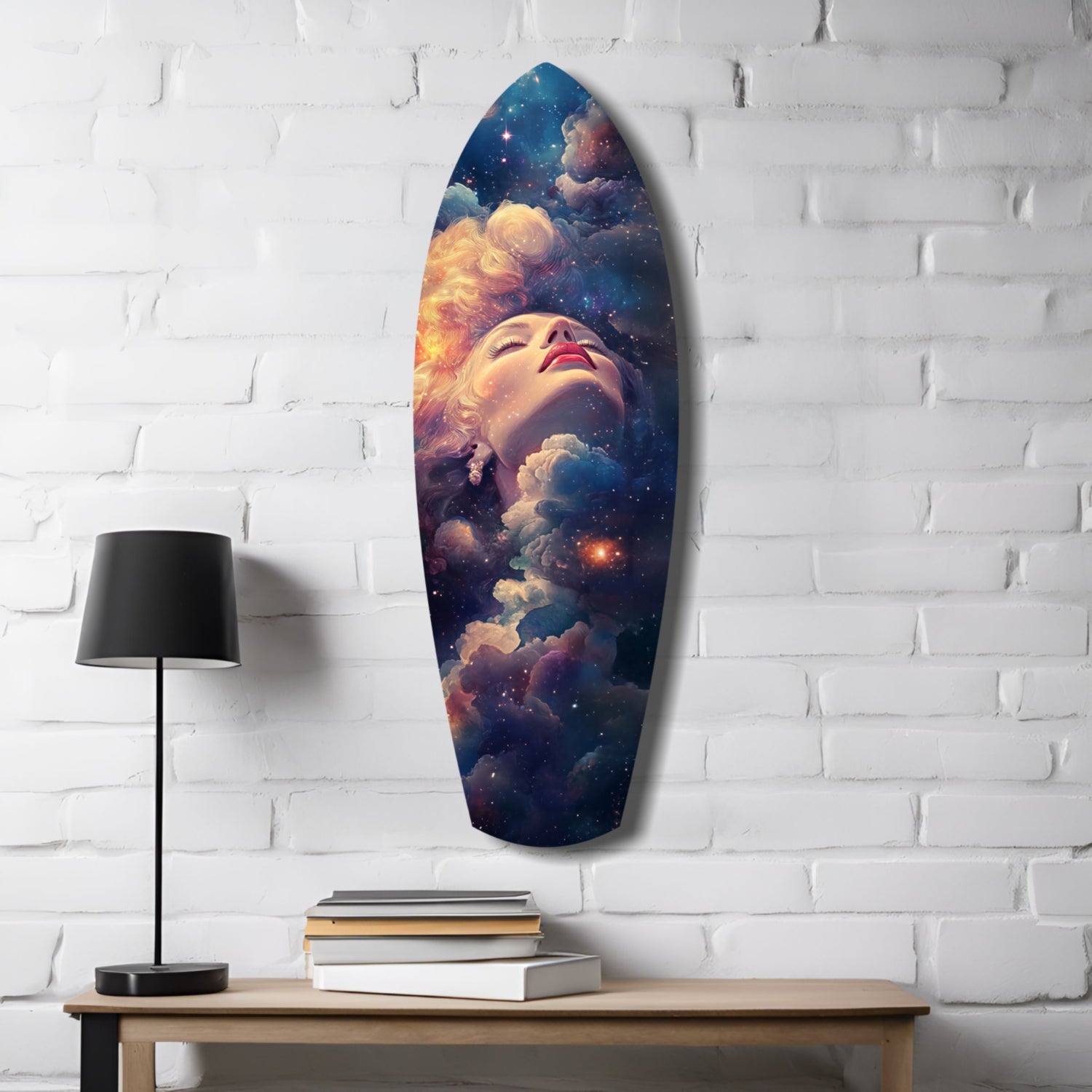 Celestial Dreamer Glass Wall Art.