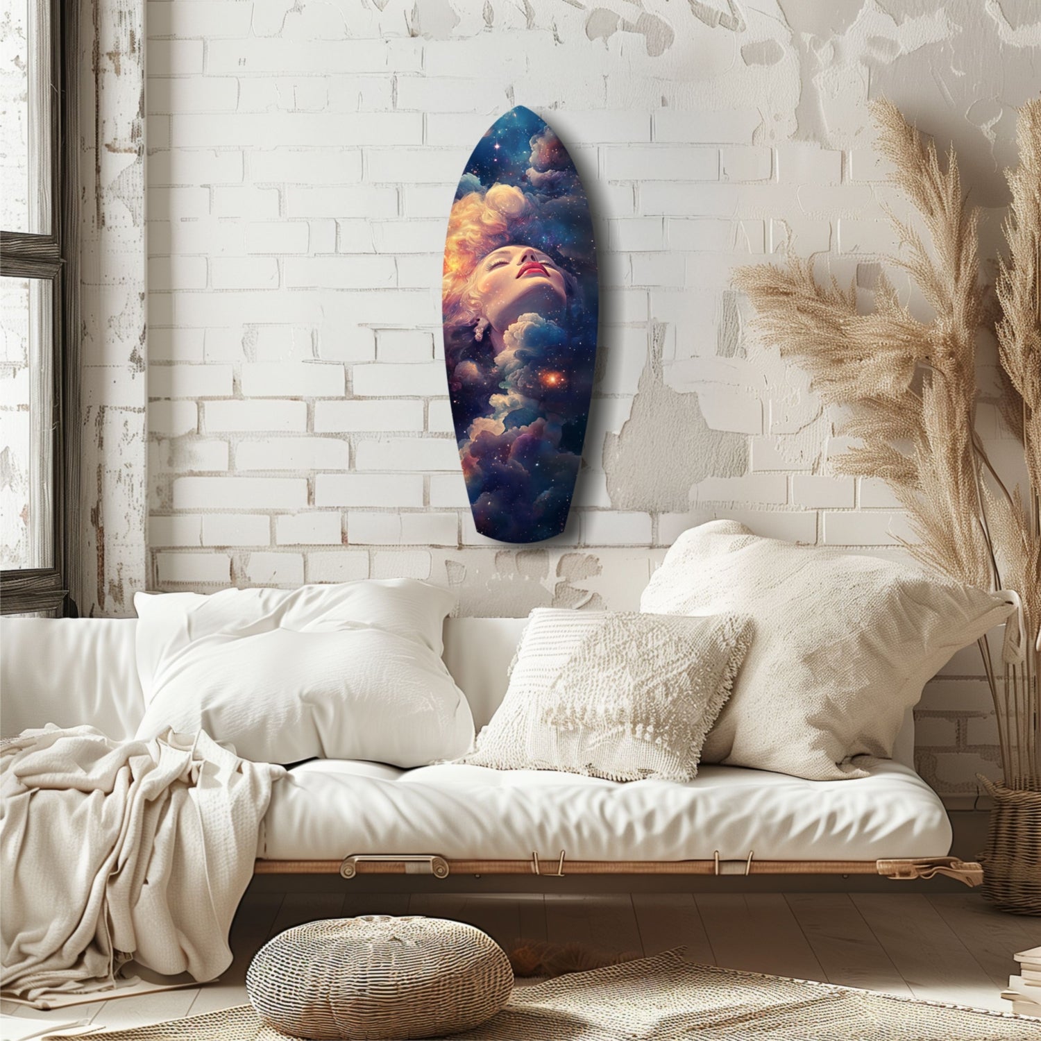 Celestial Dreamer Glass Wall Art.