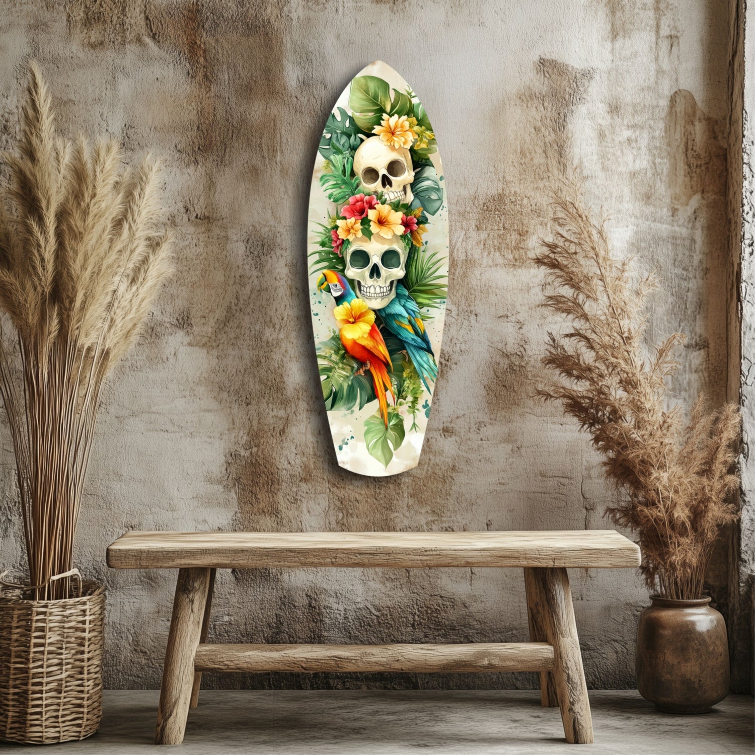 Tropical Mystique Glass Wall Art.