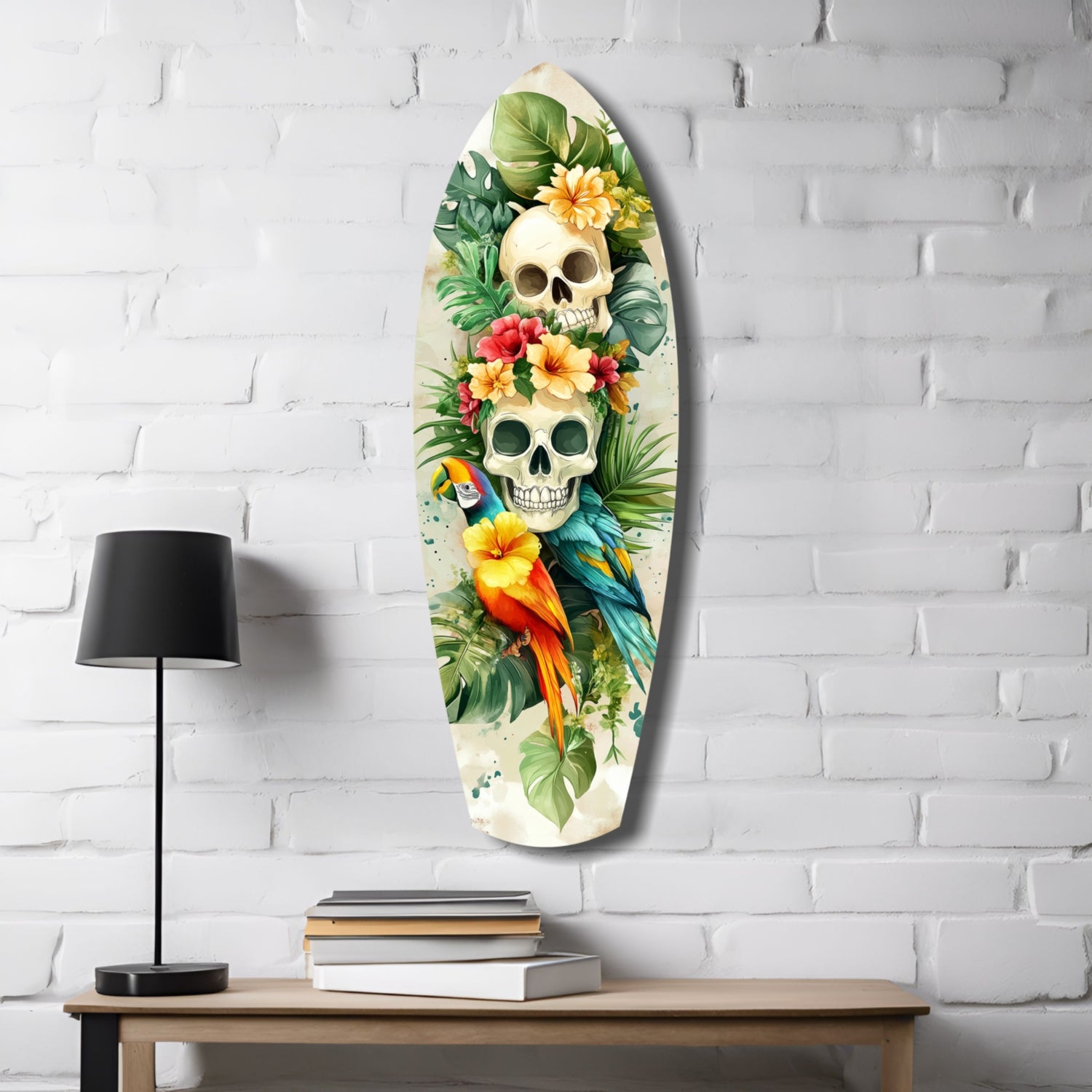 Tropical Mystique Glass Wall Art.