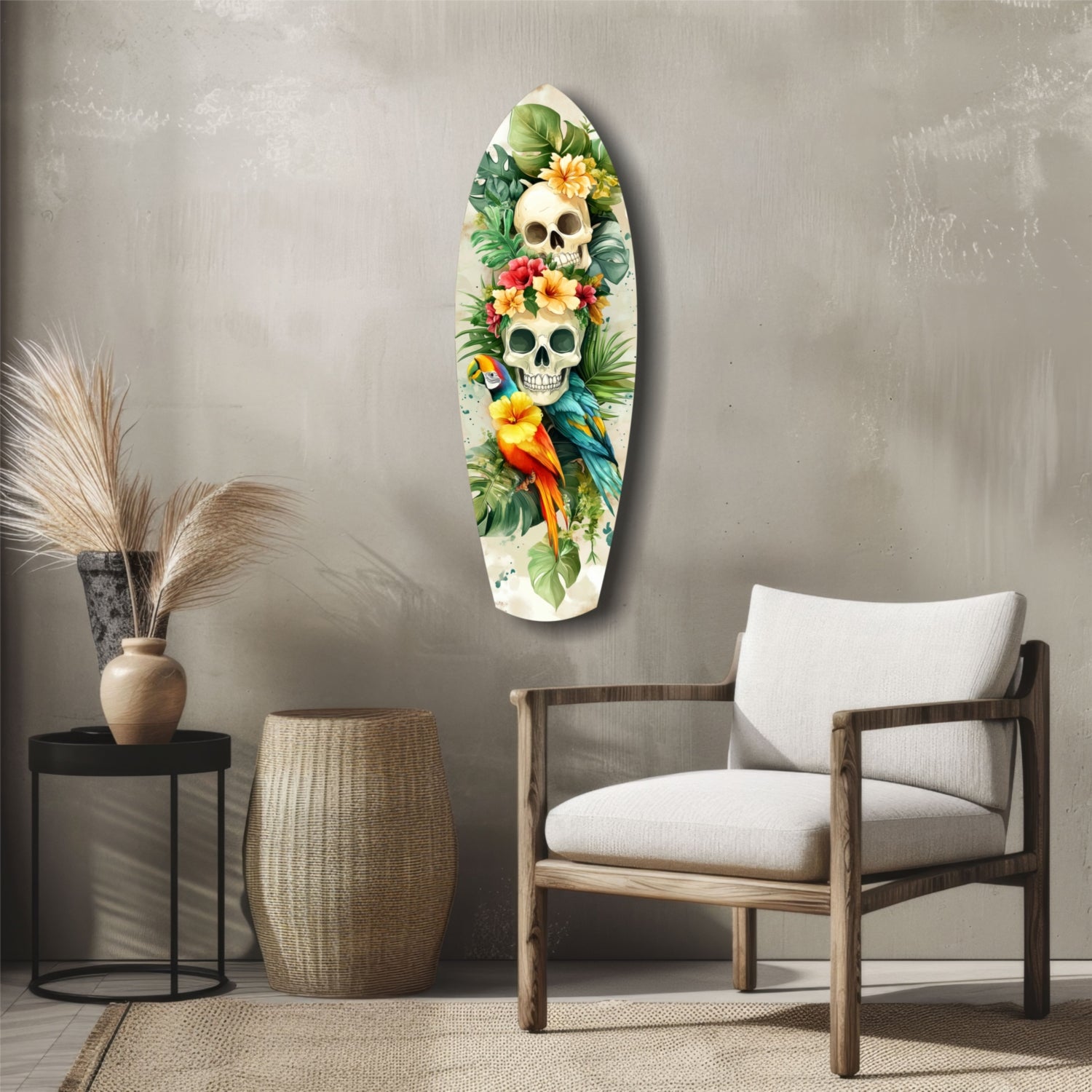 Tropical Mystique Glass Wall Art.
