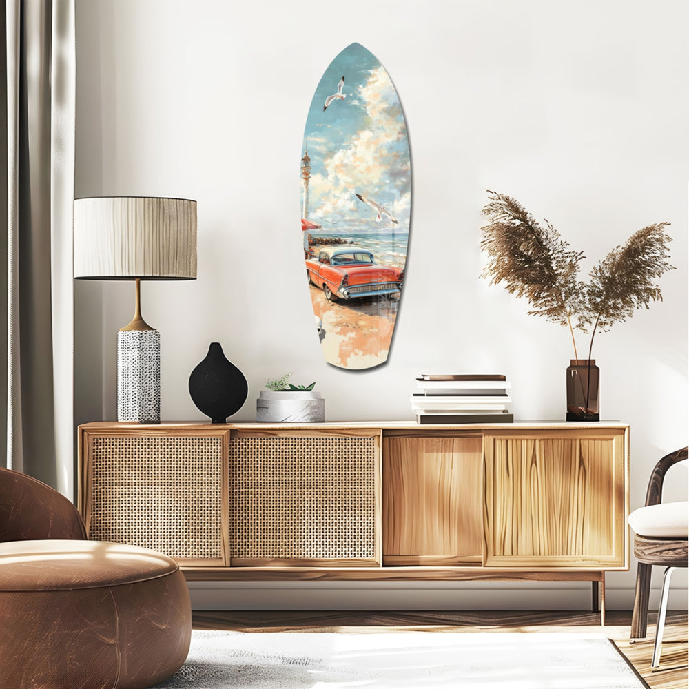 Timeless by the Sea Glass Wall Art.