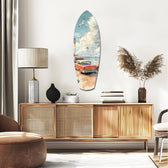 Timeless by the Sea Glass Wall Art.