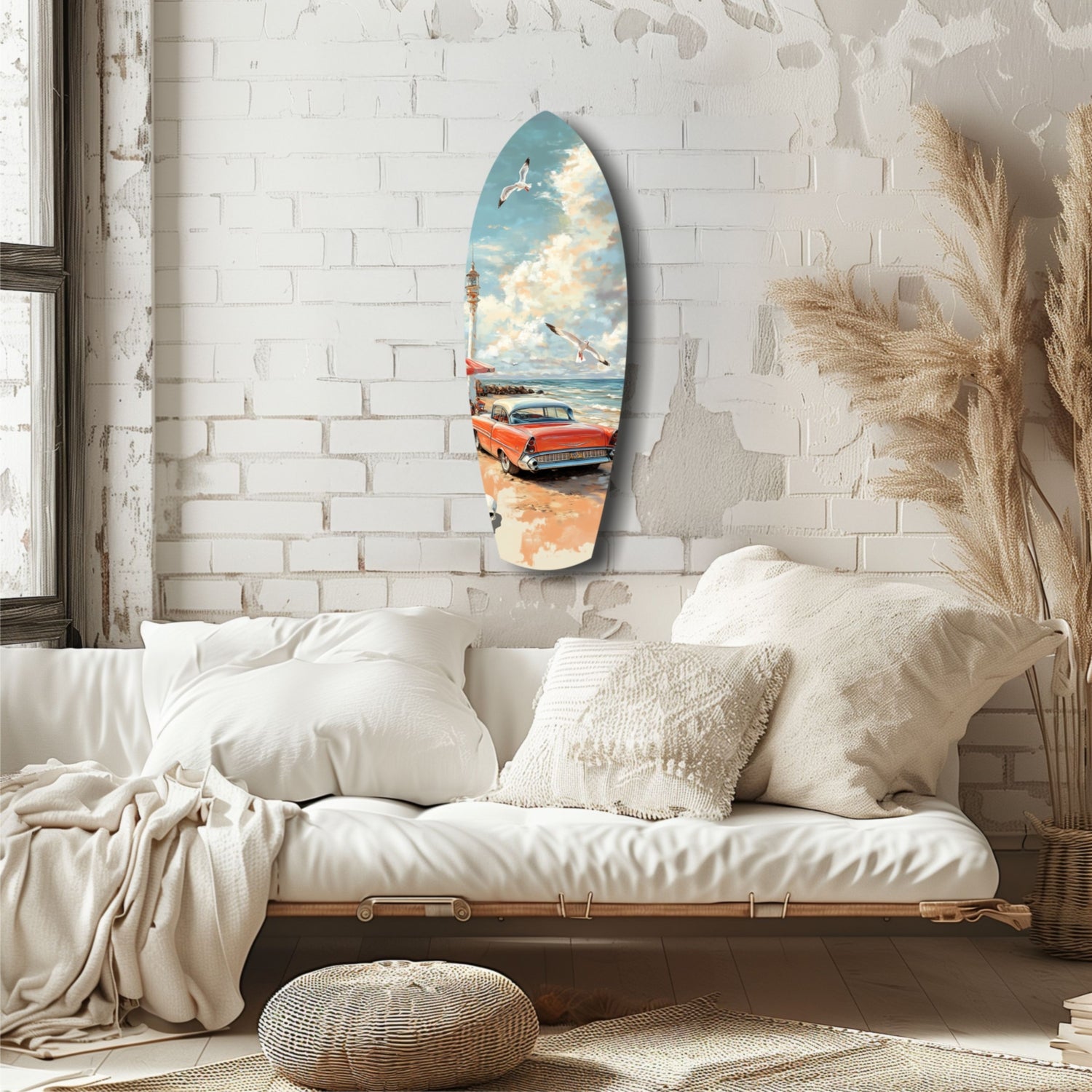 Timeless by the Sea Glass Wall Art.