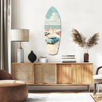 Timeless by the Sea V3 Glass Wall Art.