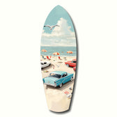 Timeless by the Sea V3 Glass Wall Art.