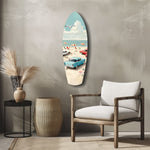 Timeless by the Sea V3 Glass Wall Art.