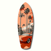 California Dreams Glass Wall Art.