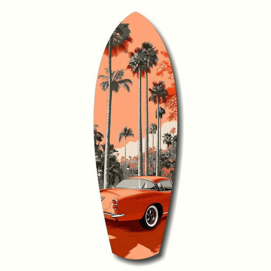California Dreams Glass Wall Art.