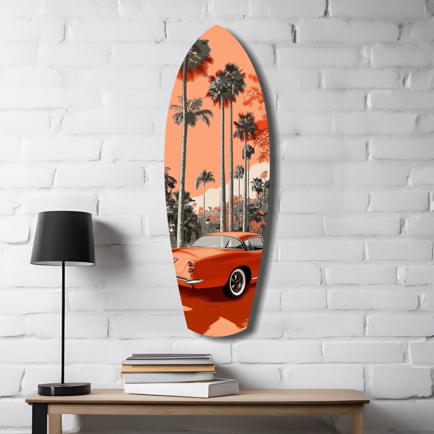 California Dreams Glass Wall Art.