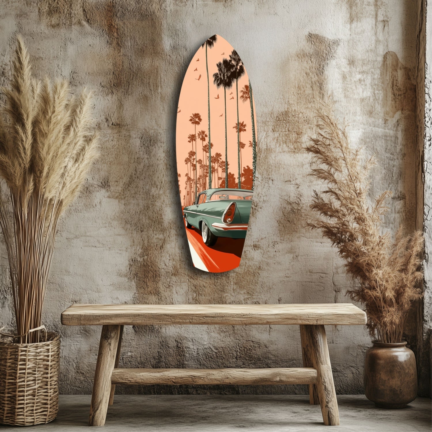 California Dreams V2 Glass Wall Art.