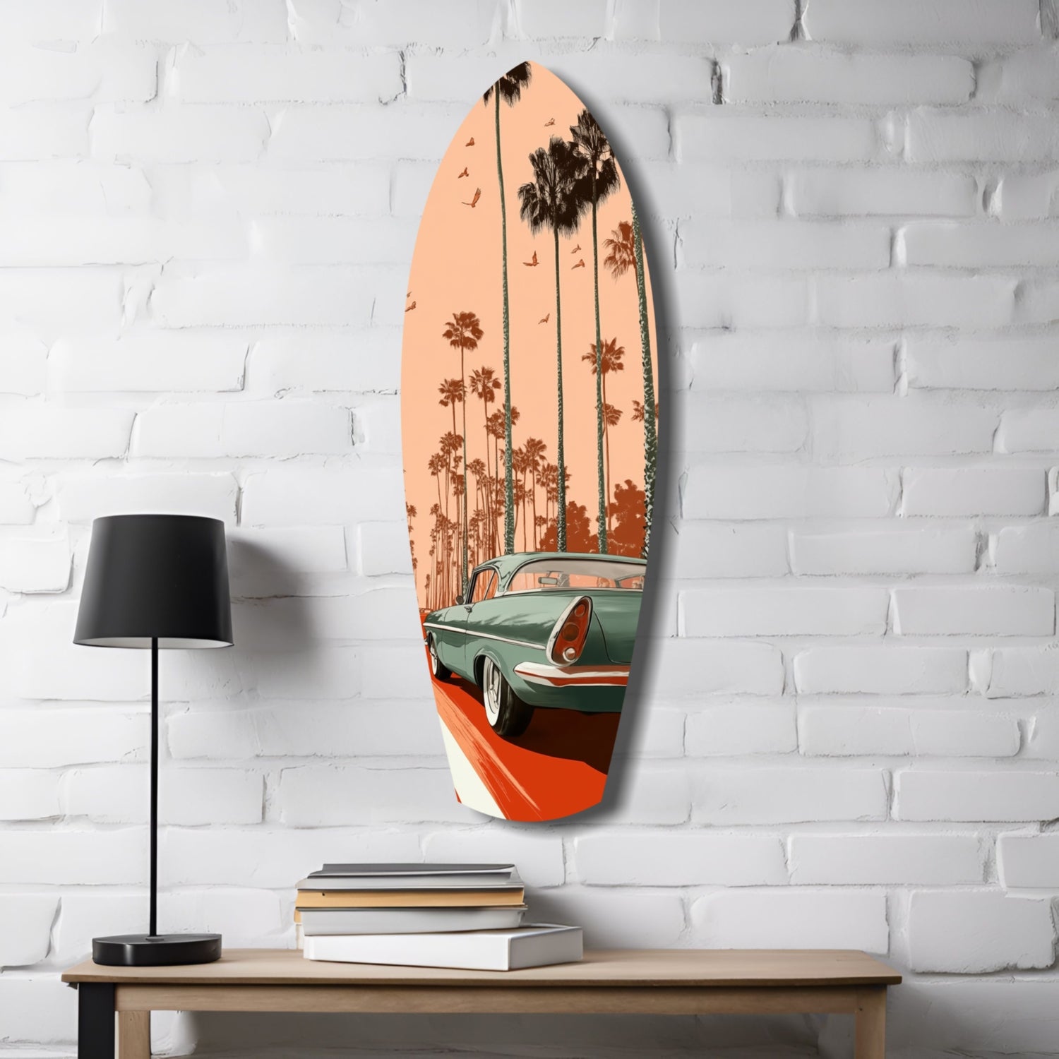 California Dreams V2 Glass Wall Art.