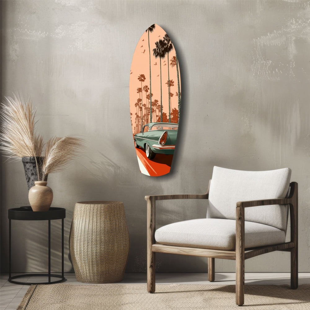 California Dreams V2 Glass Wall Art.
