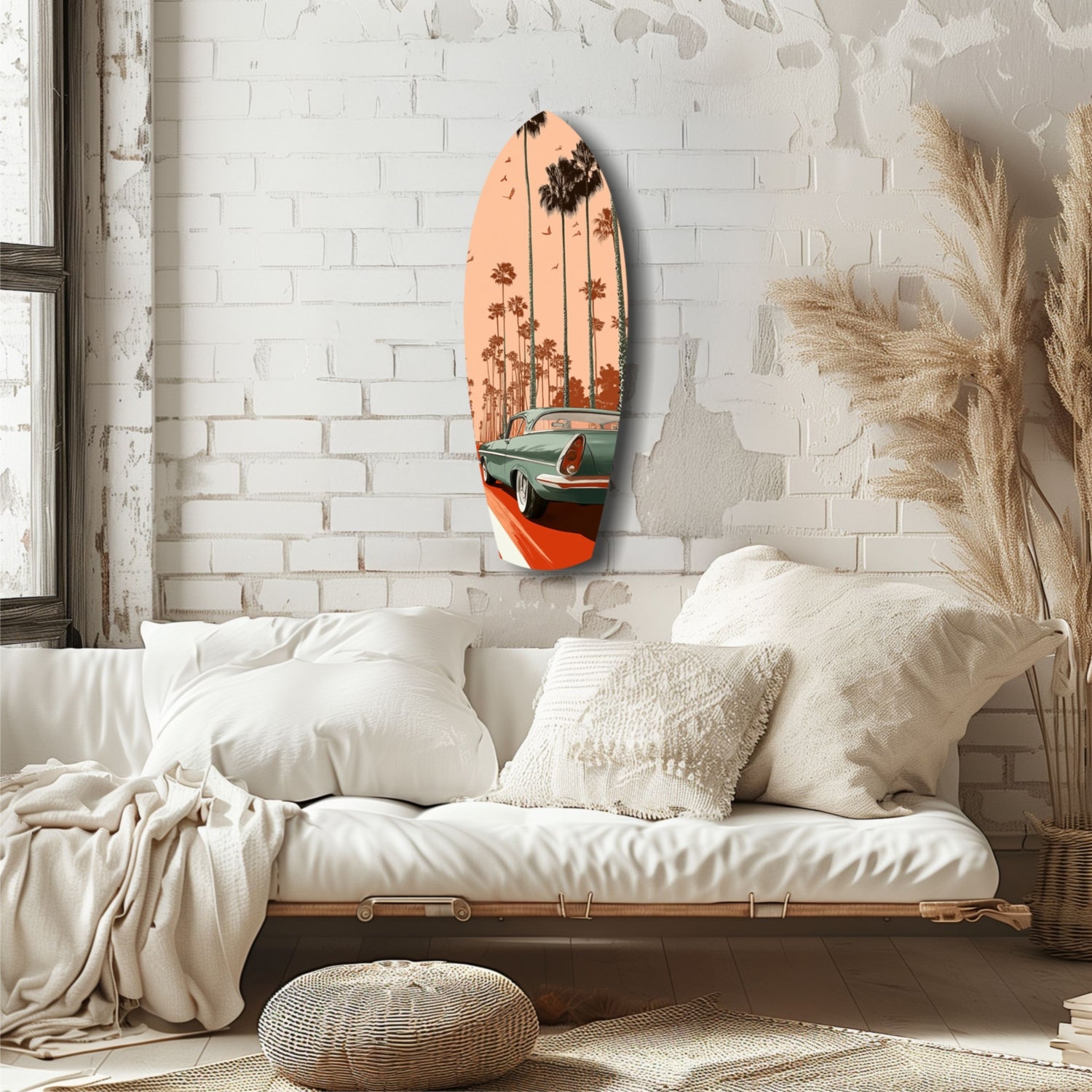 California Dreams V2 Glass Wall Art.