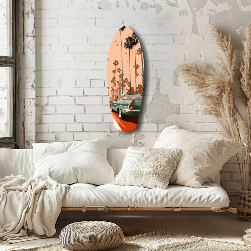 California Dreams V2 Glass Wall Art.