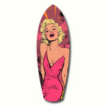 Marilyn Monroe V2 Glass Wall Art.