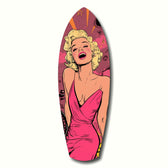 Marilyn Monroe V2 Glass Wall Art.