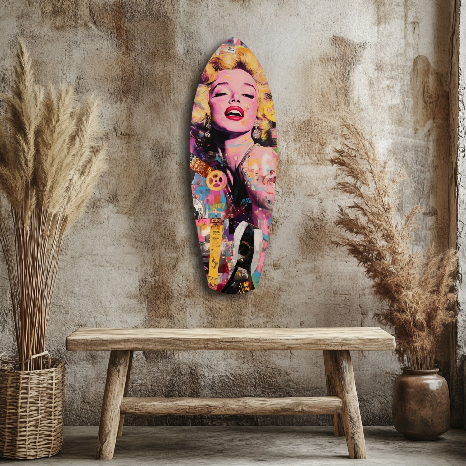 Marilyn Monroe V3 Glass Wall Art.